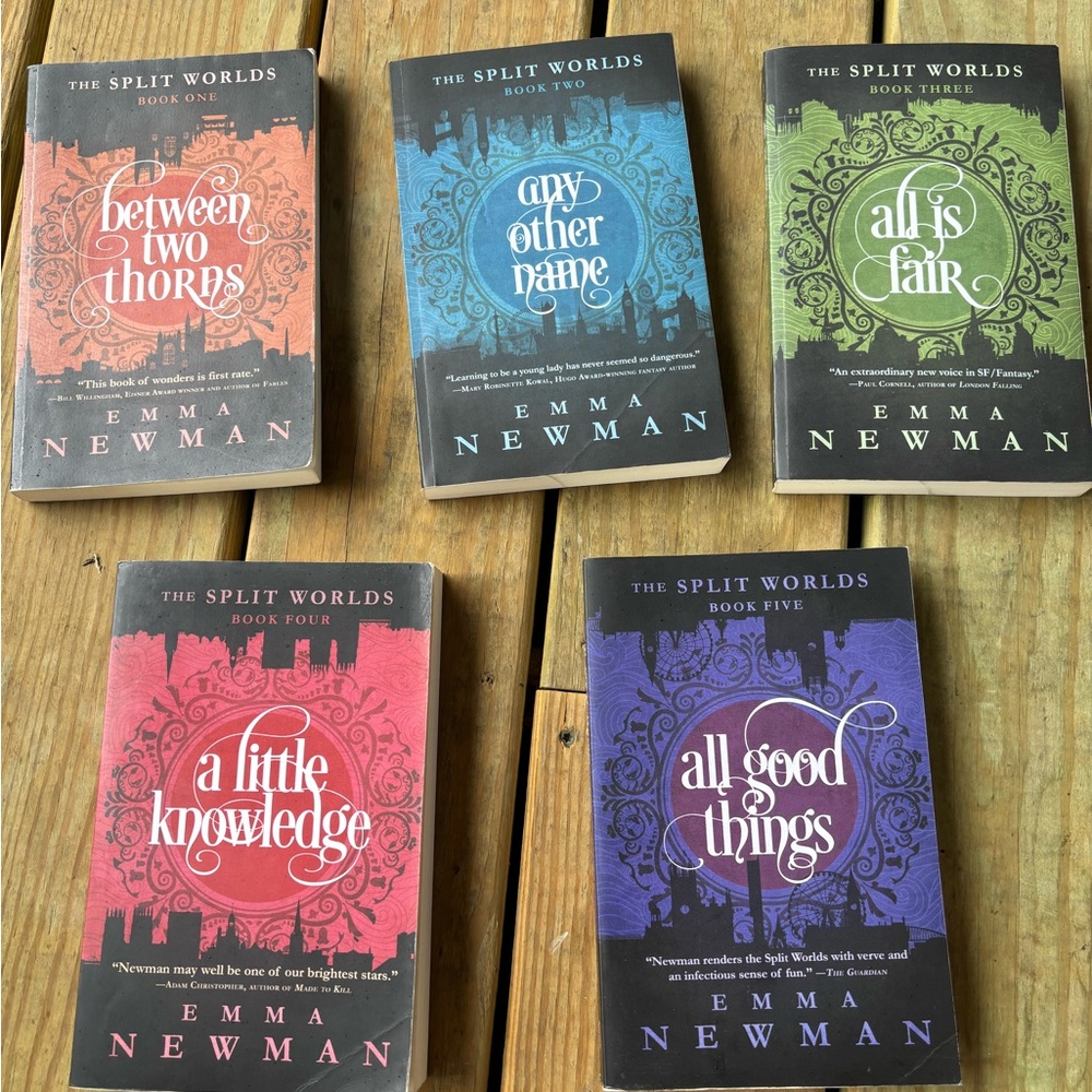 The Split Worlds Book Series by Emma Newman